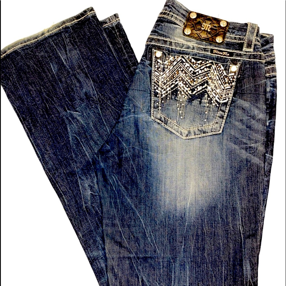 Miss Me Mid-Rise Easy Boot Jeans.